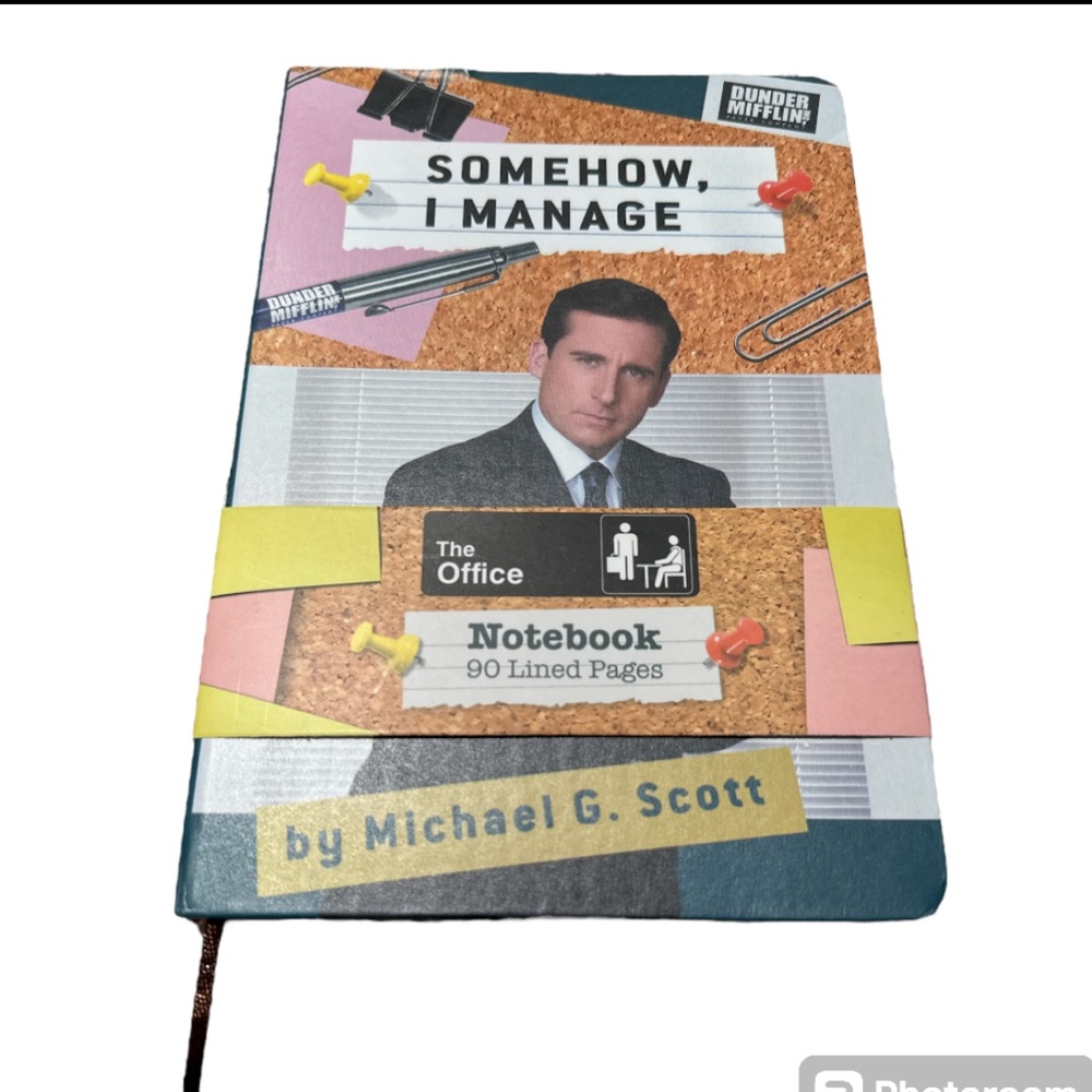 The Office "Somehow I Manage" Journal (Blank) 90 Lined Pages Michael Scott (new)